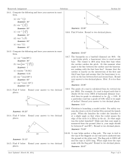 3.6.1. Compute the following and leave your answers in exact form