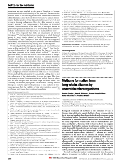 Methane formation from long-chain alkanes by anaerobic