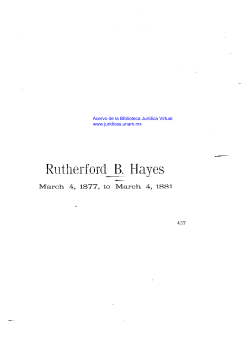 B. Hayes - Biblioteca Jur&iacute;dica Virtual
