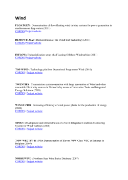 FLOATGEN: Demonstration of three floating wind turbine systems for