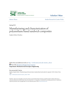 Manufacturing and characterization of polyurethane