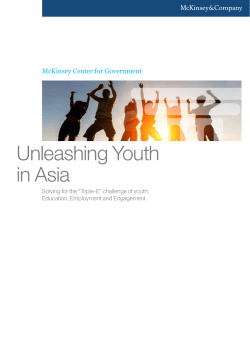 Unleashing Youth in Asia