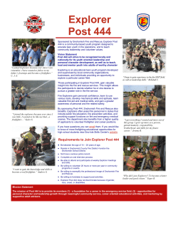 Explorer Post 444 - Snohomish Fire District 4