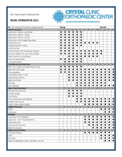 non-operative acl