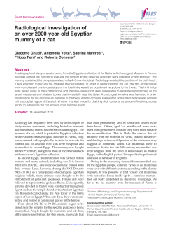 Radiological investigation of an over 2000-year-old