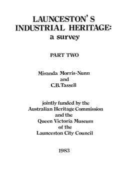 launceston` s industrial heritage