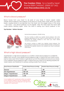 The Cardiac Clinic for a healthy heart Phone 0508 CARDIAC (0508