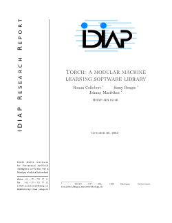 RR IDI AP Torch a modular machine learning