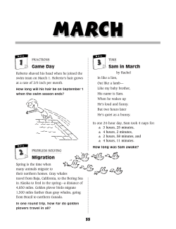 Game Day Sam In March