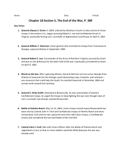 Chapter 18 Section 5, The End of the War, P. 389