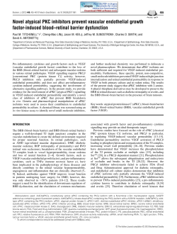 Novel atypical PKC inhibitors prevent vascular endothelial growth