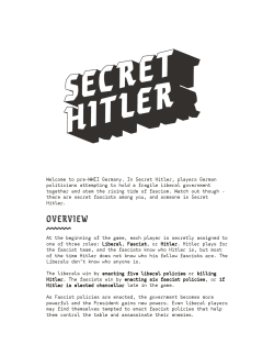 Secret Hitler Rules