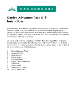 the 3-5 Garden Adventure Pack Instructions