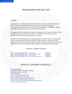 preparation for the test - Private Protective Services