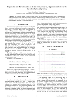 Preparation and characterization of tin (II) oxide powder as p