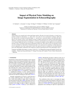 Impact of Physical Noise Modeling on Image Segmentation in