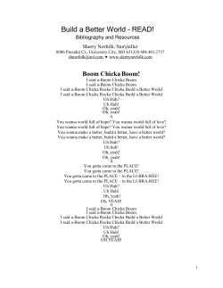 Bibliography and Resources