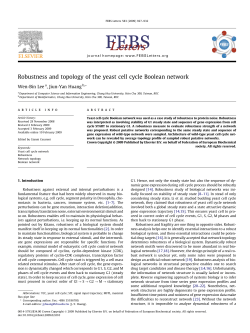 Robustness and topology of the yeast cell cycle Boolean network