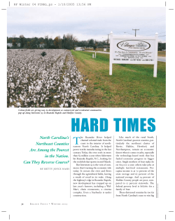 Hard Times - Federal Reserve Bank of Richmond