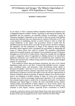 Of Civilization and Savages: The Mimetic