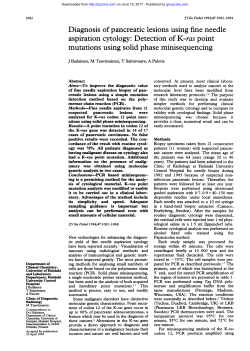 Detection of K-ras point mutations using solid phase minisequencing