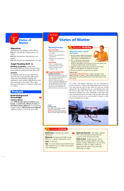 1 States of Matter