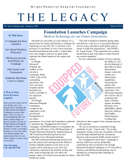 March 2014 - Saint Luke`s Health System