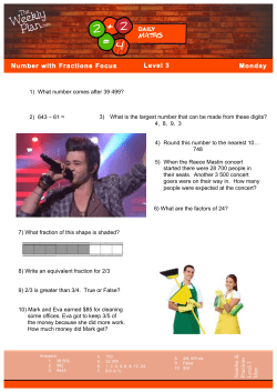 Fractions #5 Level 3