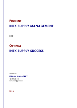InEx Supply Management