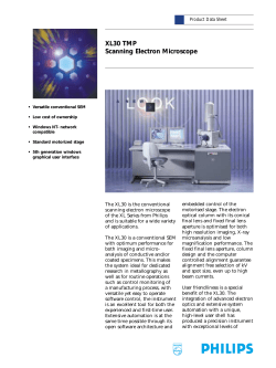 XL30 TMP Scanning Electron Microscope
