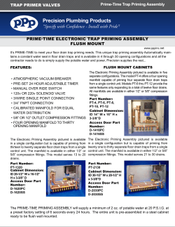 Electric Flush Mount PT-4 to 30 Series