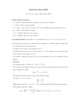 Solutions Final 252H