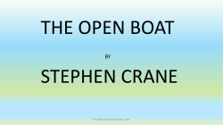 The Open Boat by Stephen Crane