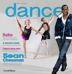 A Dancer`s Body - Calgary Herald
