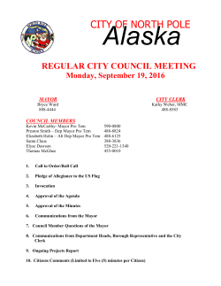 City of North Pole, Alaska