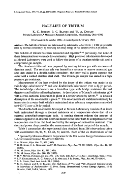 half-life of tritium