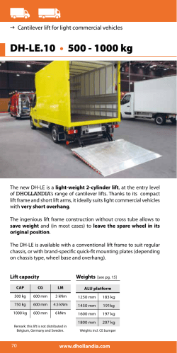 DH-LE.10 &bull; 500 - 1000 kg