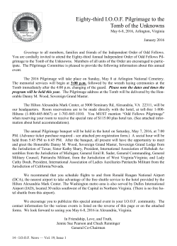 Eighty-third I.O.O.F. Pilgrimage to the Tomb of the Unknowns