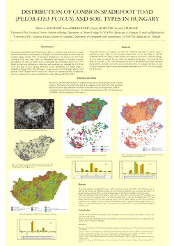 distribution of common spadefoot toad (pelobates fuscus)
