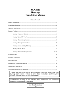 St. Croix Hastings Installation Manual