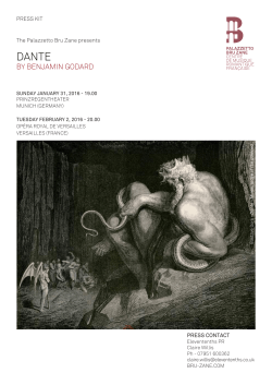 Press kit Dante by Godard