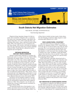 south Dakota net migration estimates