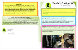 Fall 2015 Newsletter