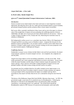Airport surface access paper - Multimodal Transport Modelling