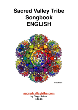 Sacred Valley Tribe Songbook ENGLISH