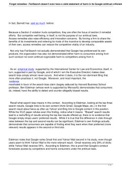 Forget remedies - FairSearch doesn`t even have a valid statement of