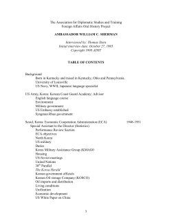 The Association for Diplomatic Studies and Training Foreign Affairs