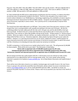 Pop quiz! How old is BES? How old is BMS? How old is BHS? Here