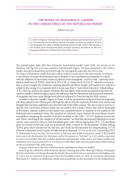 the books on mohandas k. gandhi in the chinese press of the