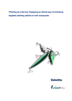 Phishing as a Service: Designing an ethical way of mimicking